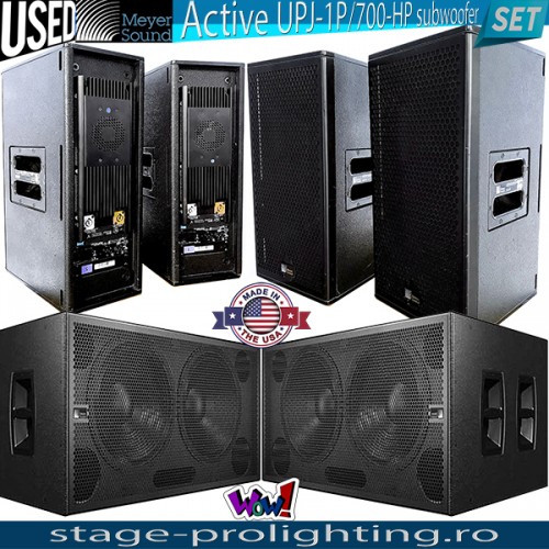 Meyer Sound active UPJ-1P- 700-HP Subwoofer SET Meyer Sound active UPJ-1P- 700-HP Subwoofer SET